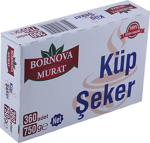 Bornova Murat Küp Şeker 750 gr x 20 Adet
