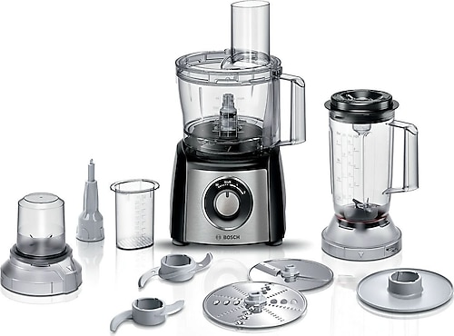 Bosch 50 Fonksiyonlu Hamur Yoğurma Smoothie Rende Öğütücü Doğrayıcı Hepsi Bir Arada Mutfak Robotu