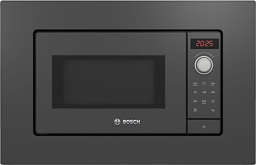 Bosch Antrasit Gri Ankastre Mikrodalga Fırın