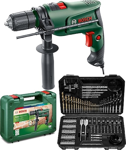Bosch EasyImpact 600 600 W Darbeli Matkap + 103 Parça Matkap Ve Vidalama Ucu Seti