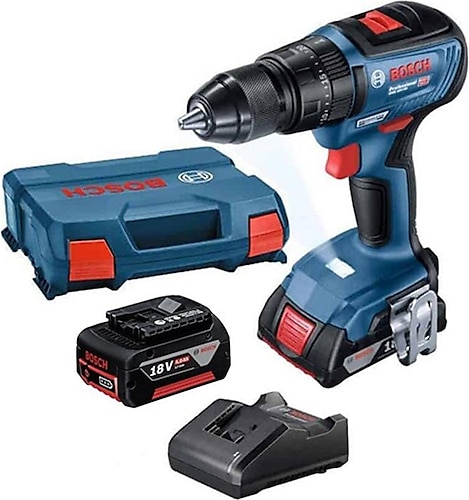 Bosch GSB 18V-50 2+5 Ah Çift Akülü Vidalama Makinesi