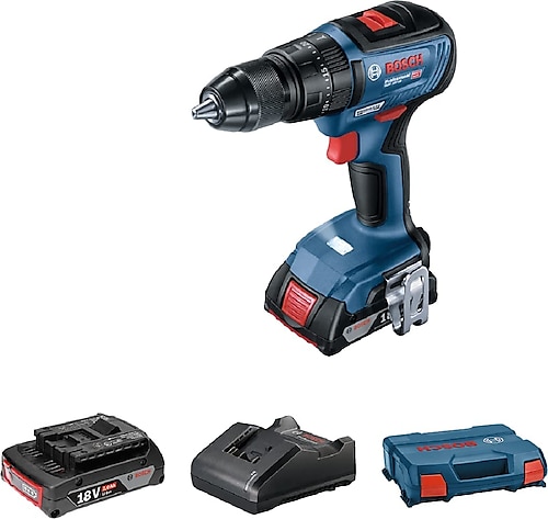 Bosch GSB 18V-50 2x5 Ah Akülü Darbeli Vidalama Makinesi