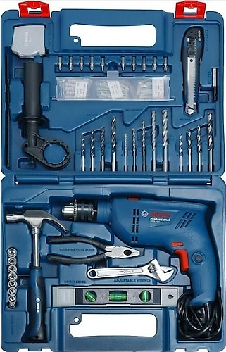 Bosch GSB 600 Darbeli Matkap + 100 Parca Aksesuar Seti