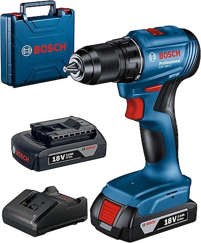 Bosch GSR 185 Li Çift Akülü Vidalama Makinesi