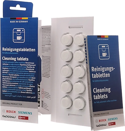 Bosch Kahve Makineleri için Temizleme Tableti 10'lu