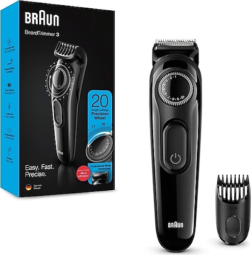 Braun 20 Uzunluk Ayarlı Sakal Tıraş Makinesi Alman Tasarım