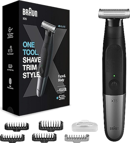 Braun 4d Kaymaz Bıçak Başlıklı Sakal Kesme Düzeltme Ve Vücut Tıraş Makinesi 2in1 Islak Kuru Kullanım