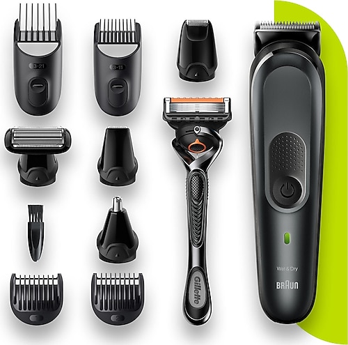 Braun MGK 7321 + Gillette 10'u 1 Arada Erkek Bakım Seti
