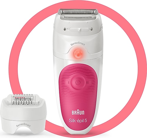 Braun Silk-epil 5 5600 SensoSmart Islak Kuru 2'si 1 Arada Epilatör