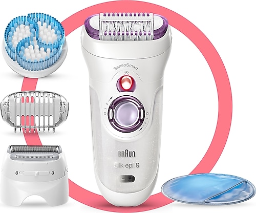 Braun Silk-epil 9 9735 SensoSmart Islak Kuru 3'ü 1 Arada Epilatör