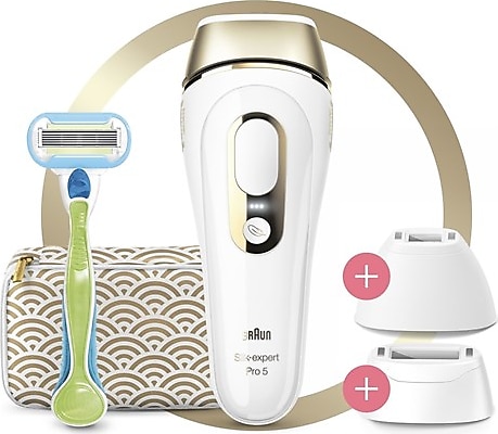 Braun Silk Expert PL5237 Yeni Nesil IPL 400.000 Atımlı 2 Başlıklı Tüy Alma Cihazı
