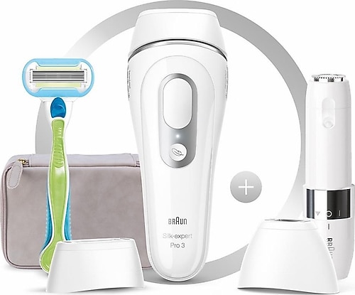 Braun Silk Expert Pro 3 Pl3139 Yeni Nesil IPL + Fs1000 + Seyahat Çantası Lazer Epilasyon Aleti