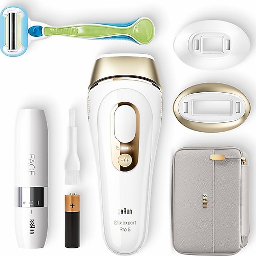 Braun Silk Expert Pro 5 PL5159 Yeni Nesil IPL + FS1000 + Tasarım Çanta Lazer Epilasyon Aleti