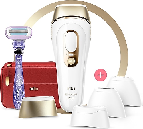 Braun Silk Expert Pro 5 PL5387 400.000 Atımlı Yeni Nesil IPL Lazer Epilasyon Cihazı + Tasarım Çanta