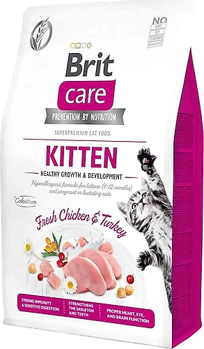 Brit Care Kitten Tavuklu ve Hindili 7 kg Yavru Kedi Maması