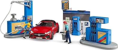 Bruder Benzin İstasyonu ve Oto Yıkama BR62111