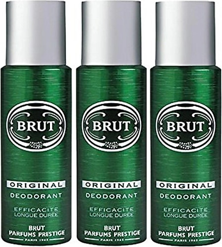 Brut Original 200 ml 3 Adet Deo Spray