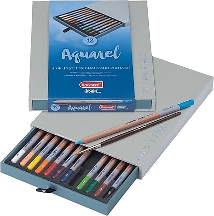 Bruynzeel Design Aquarel 12'li Kuru Boya Seti