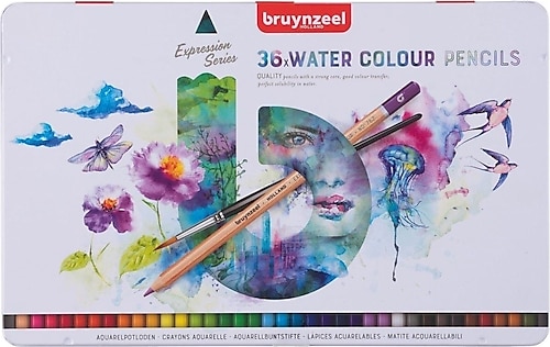 Bruynzeel Expression Aquarelle 36'lı Kuru Boya Seti