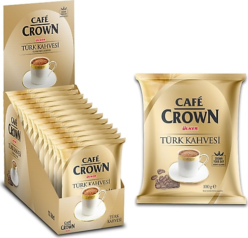 Cafe Crown Türk Kahvesi 100 gr 12'li
