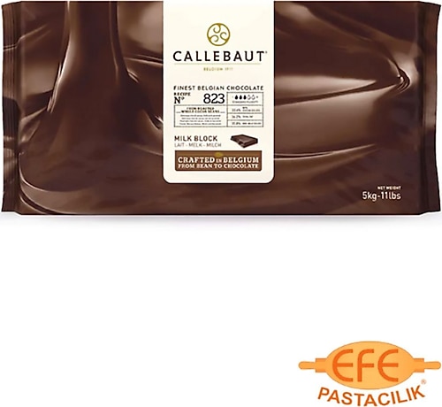 Callebaut Sütlü 823 5 kg Blok Çikolata