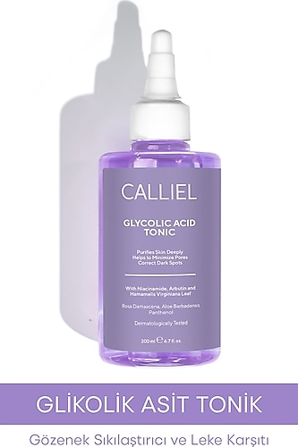 CALLİEL Leke Karşıtı Gözenek Sıkılaştırıcı Glikolik Asit Tonik 200 Ml