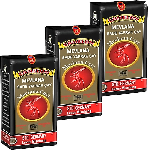 Camelon Mevlana Sade Yaprak 1 kg 3'lü Çay