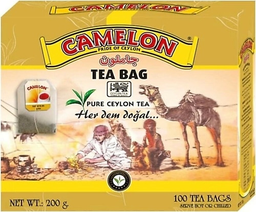 Camelon Seylan 2 gr 100'lü Siyah Süzen Poşet Çay