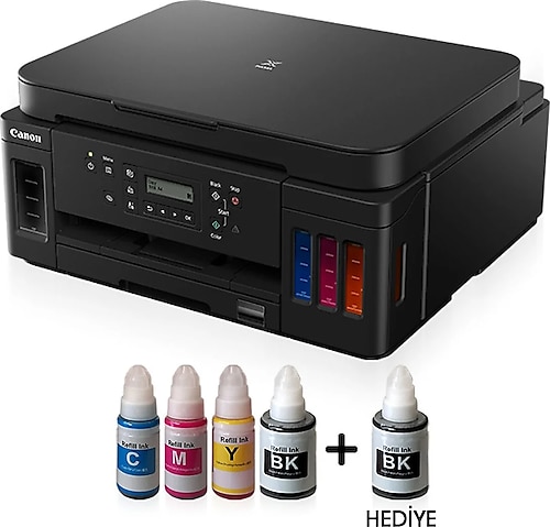 Canon G6040 Wi-Fi + Tarayıcı + Fotokopi Renkli Çok Fonksiyonlu Mürekkep Püskürtmeli Yazıcı