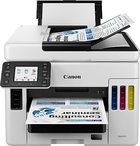 Canon Maxify GX7040 Wi-Fi + Tarayıcı + Fotokopi + Faks Renkli Çok Fonksiyonlu Tanklı Mürekkep Püskürtmeli Yazıcı