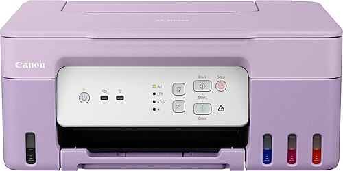 Canon Pixma G3430 Mor Wi-Fi + Tarayıcı + Fotokopi Renkli Çok Fonksiyonlu Tanklı Mürekkep Püskürtmeli Yazıcı