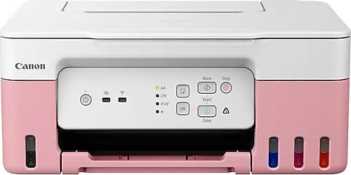 Canon Pixma G3430 Pembe Wi-Fi + Tarayıcı + Fotokopi Renkli Çok Fonksiyonlu Tanklı Mürekkep Püskürtmeli Yazıcı