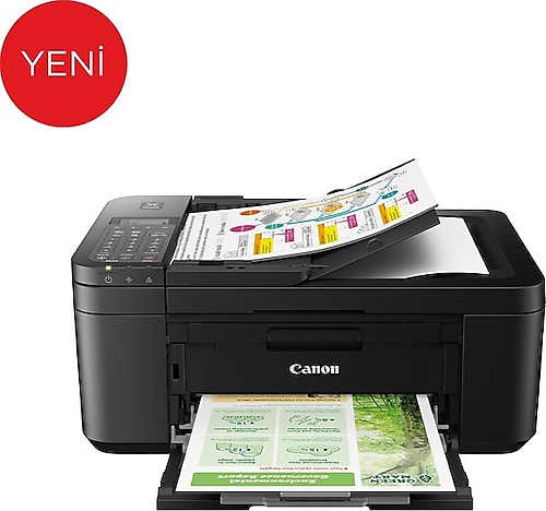 Canon Pixma TR4650 Wi-Fi + Tarayıcı + Fotokopi + Fax Renkli Çok Fonksiyonlu Mürekkep Püskürtmeli Yazıcı