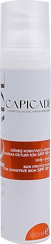 Capicade Hassas Ciltler için 50 Faktör Güneş Kremi 100 ml