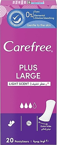Carefree Plus Large Günlük Ped 20'li