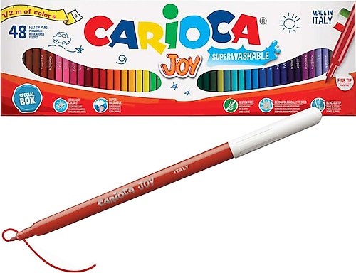 Carioca Joy Süper Yıkanabilir 48'li Keçeli Kalem Seti