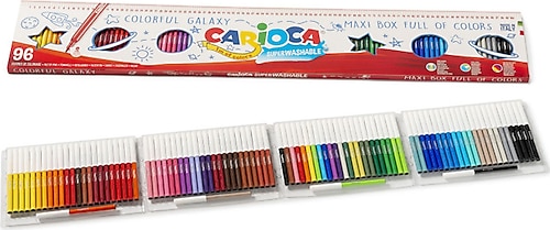 Carioca Joy Süper Yıkanabilir 96'lı Keçeli Kalem Seti