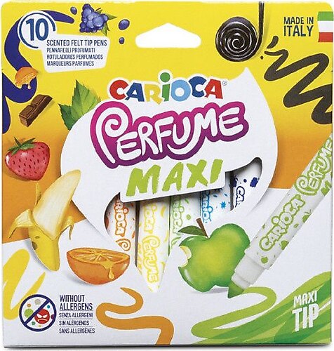 Carioca Perfume Kokulu 10'lu Jumbo Keçeli Kalem Seti
