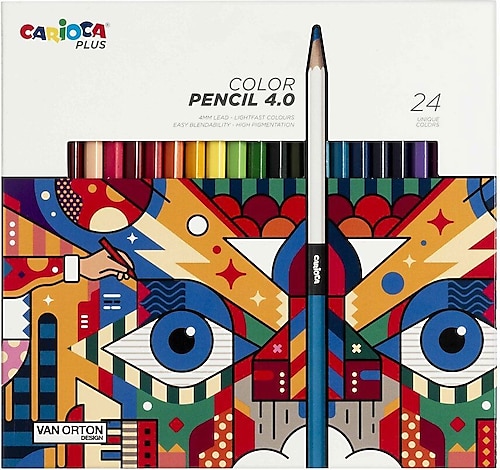 Carioca Plus 4.0 24'lü Kuru Boya Seti