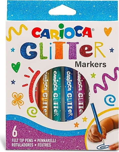 Carioca Simli 6'lı Keçeli Kalem Seti