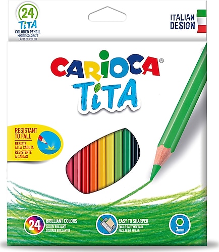 Carioca Tita 24'lü Kuru Boya Seti