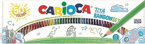 Carioca Tita Gökkuşağı 50'li Kuru Boya Seti