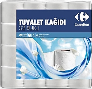 Carrefour 2 Katlı 32 Rulo Tuvalet Kağıdı