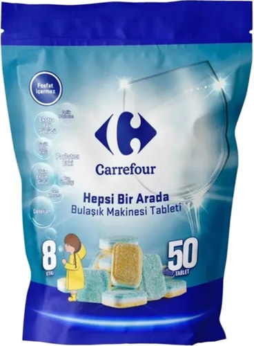 Carrefour 50'li Bulaşık Makinesi Tableti