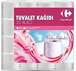Carrefour Pudralı 32'li Tuvalet Kağıdı