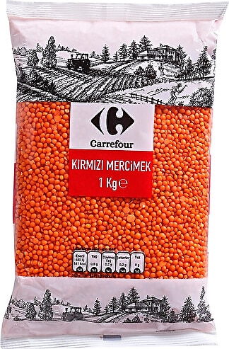 Carrefour Yerli Kırmızı Mercimek 1 kg