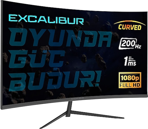 Casper Excalibur M.E238FHD-G 23.8" 1ms Full HD G-Sync Freesync Curved Oyuncu Monitörü