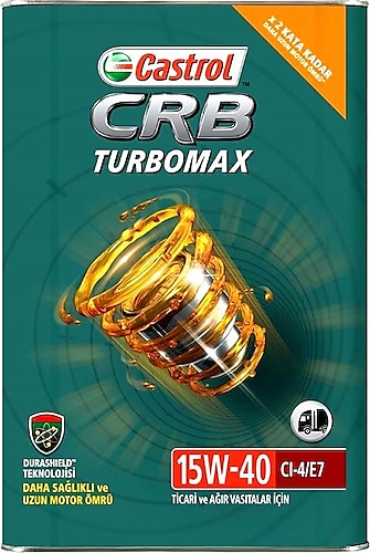 Castrol CRB Turbomax 15W-40 CI-4/E7 18 lt Motor Yağı