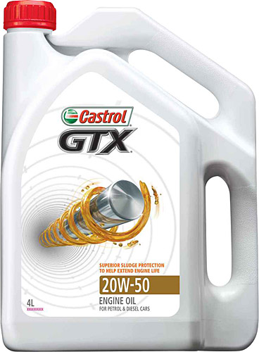 Castrol GTX 20W-50 4 lt Motor Yağı