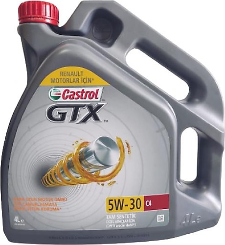 Castrol GTX 5W-30 C4 4 lt Motor Yağı